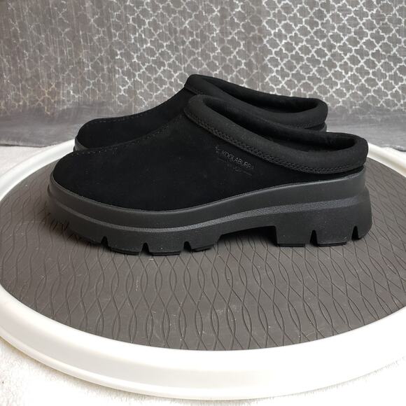 Koolaburra By UGG Neerie Mule Women 7.5 Black Chunky Clog Platform Cozycore - Picture 3 of 11